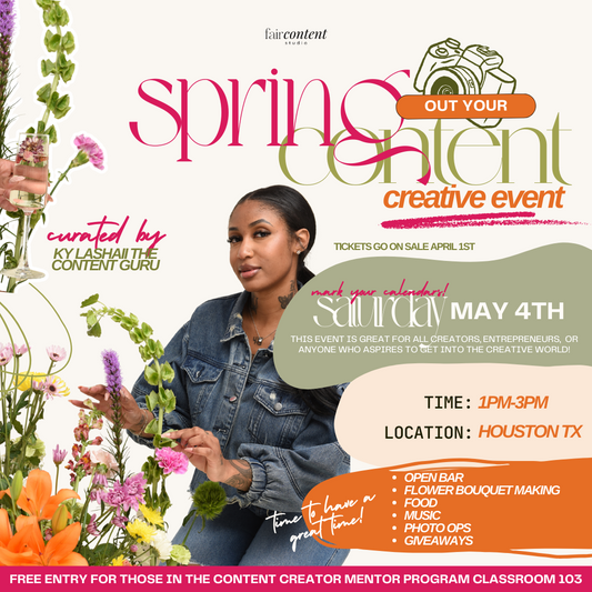 Spring Out Your Content Creative Event Ticket