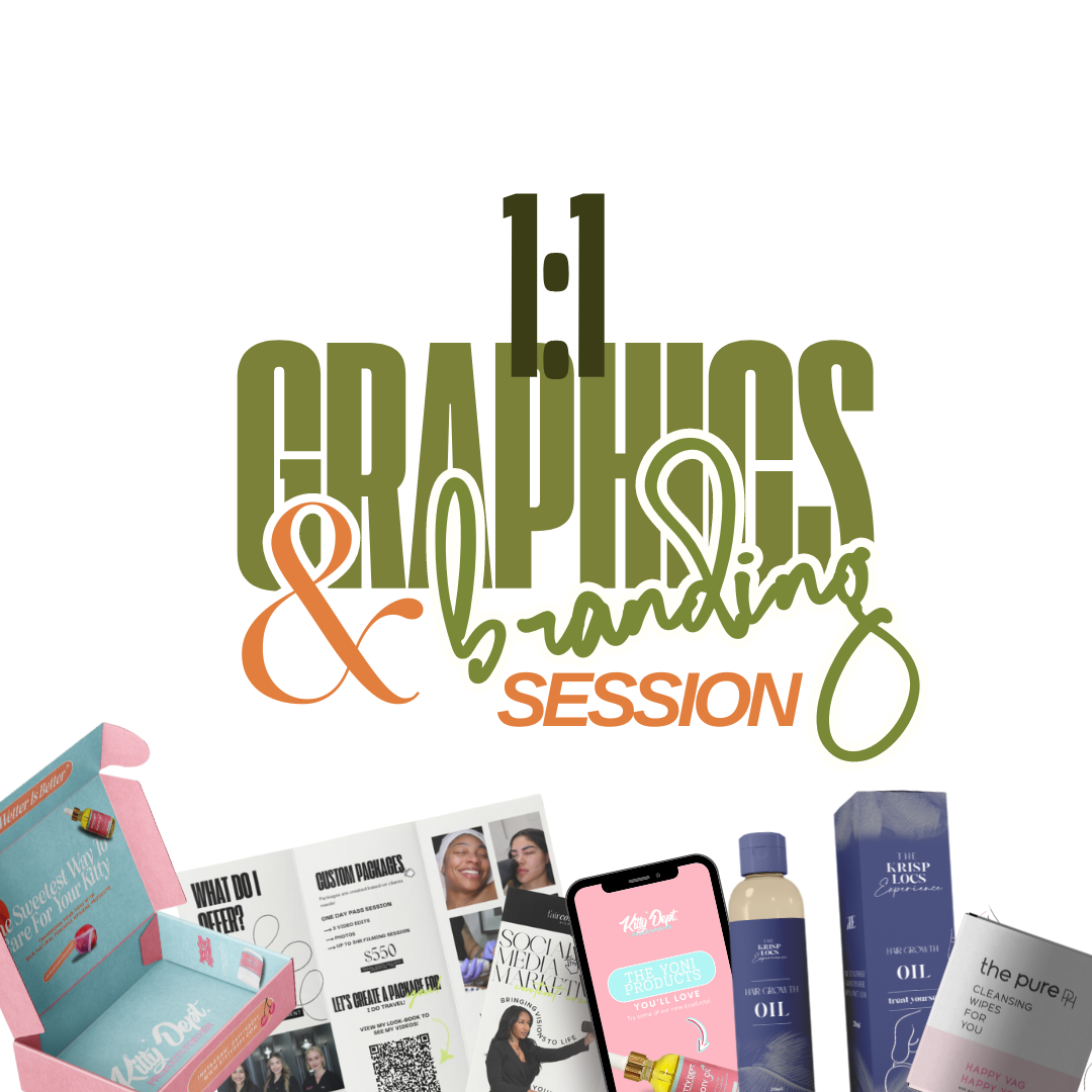 1:1 Graphics + Branding Session