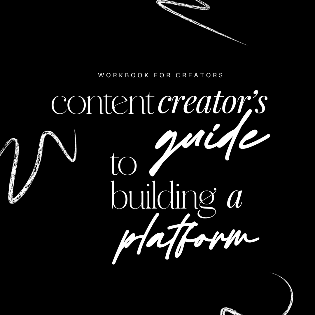 Building A Platform On Social Media Workbook